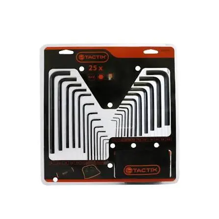 JUEGO DE LLAVE ALLEN 24 PIEZAS