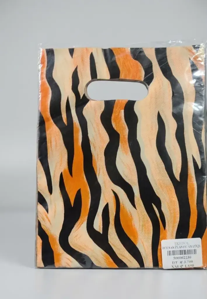 BOLSA PLASTICA TIGRIADA
