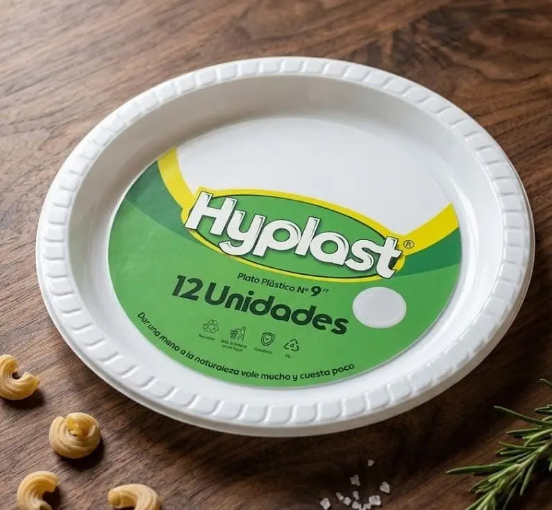 PLATO PLASTICO #6 12 UNIDADES