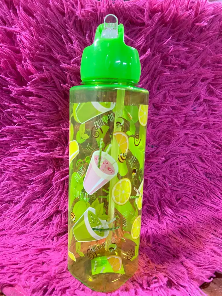 BOTELLA CON DISEÑO DE FRUTAS