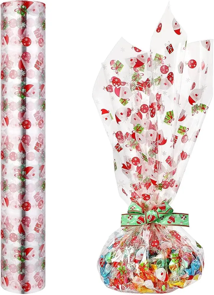 BOLSA DECORADA PLASTICO TRASPARENT