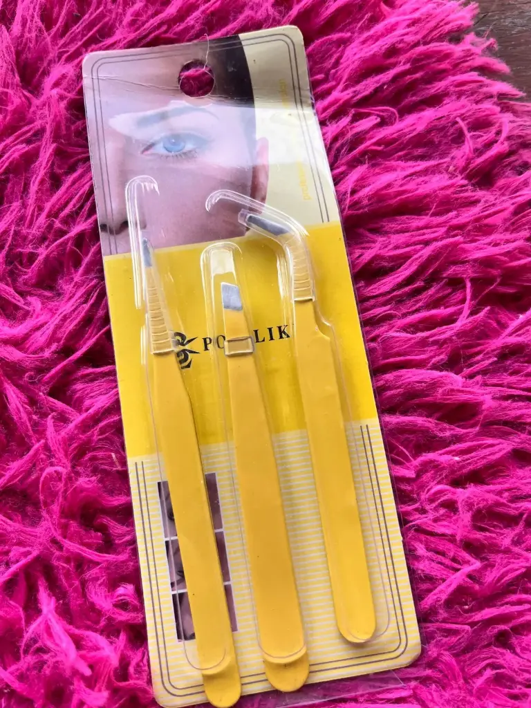 SET DE PINZAS PARA PESTAÑAS