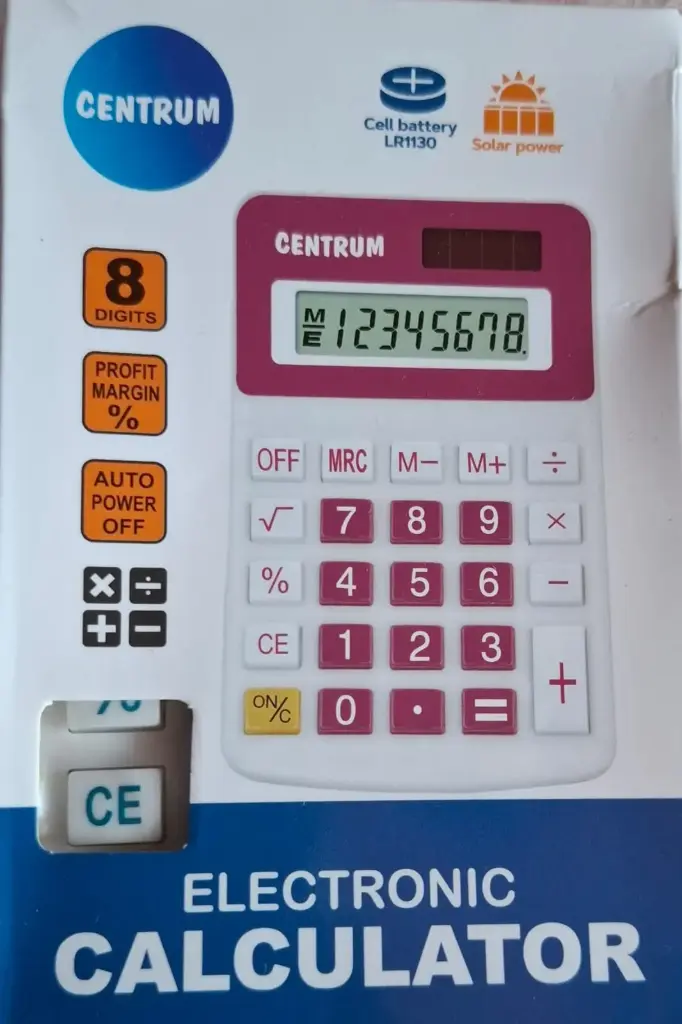 CALCULADORA CENTRUM 8 DIGITOS
