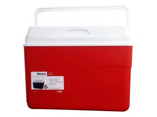 HIELERA ROJA 22L
