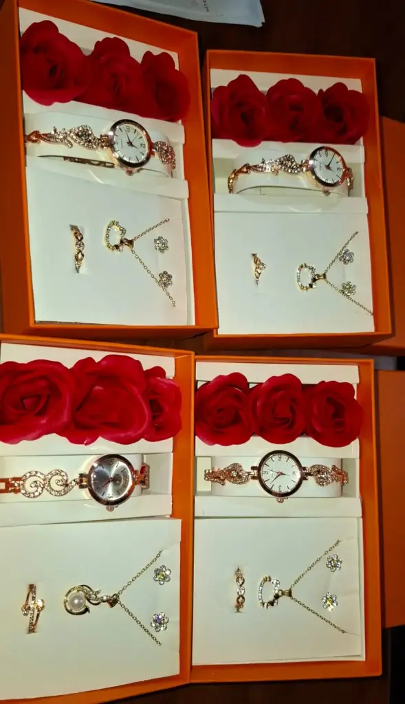SET RELOJ+FLORES