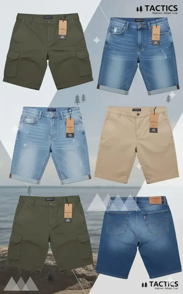 SHORT CARGO Y DE VESTIR 