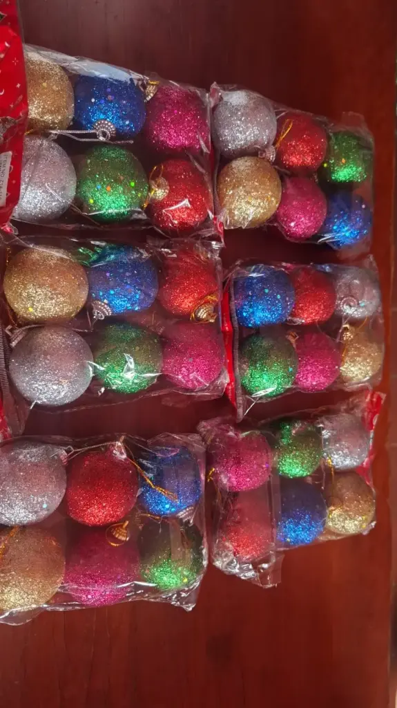 ESFERAS NAVIDEÑAS PEQUEÑAS