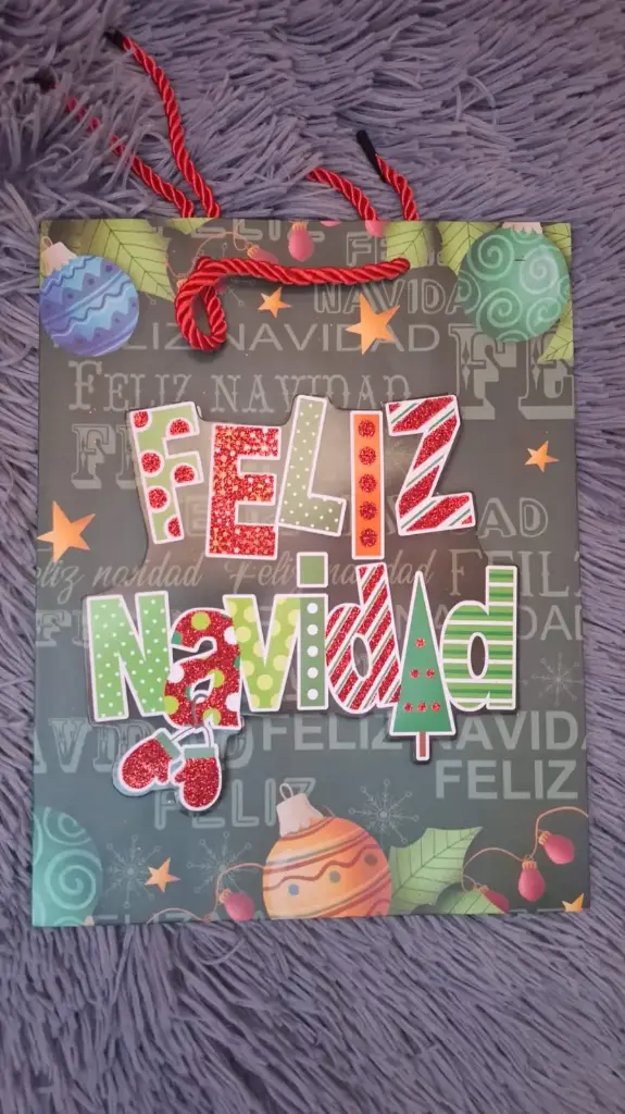 BOLSA DE REGALO NAVIDEÑA PQ
