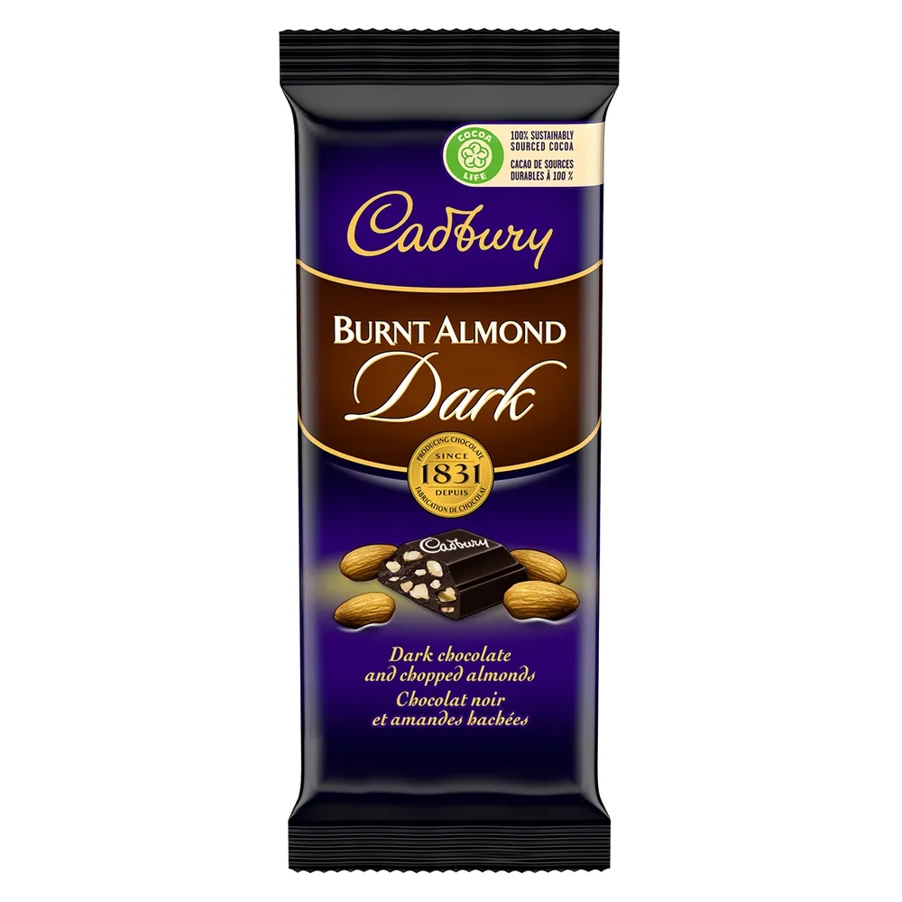 BURNT ALMOND DARK CHOCOLATE