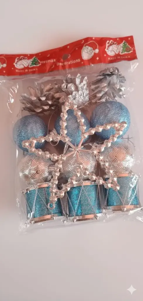 ADORNO NAVIDEÑO CELESTE