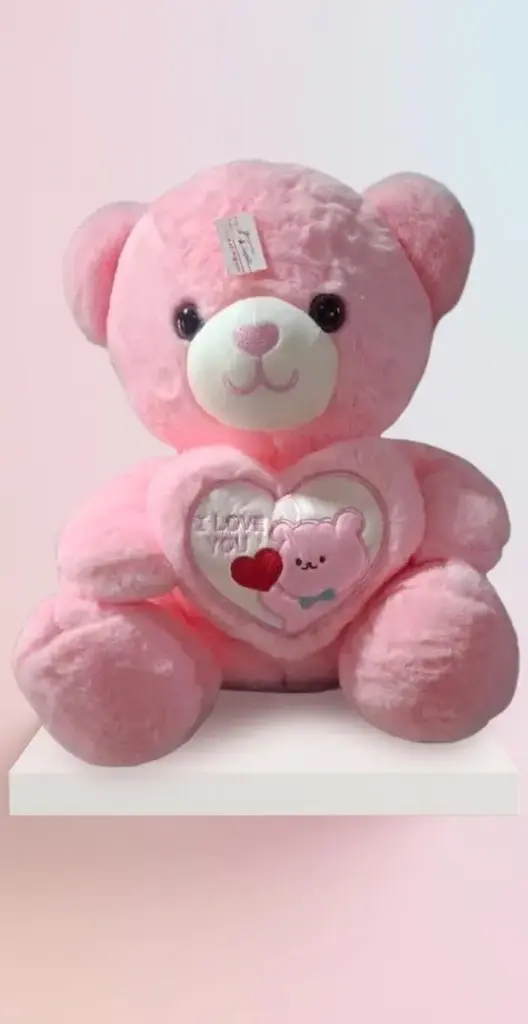 OSO ROSADO CORAZÓN
