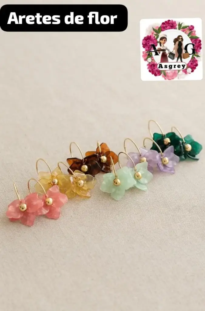 ARETES DE FLOR