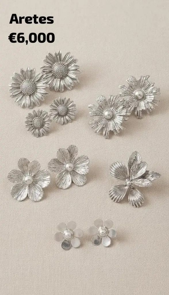 ARETES PLATEADO