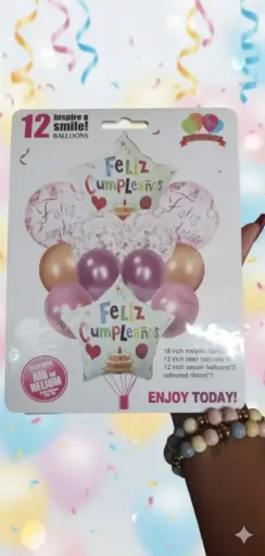  GLOBOS BALLOON METALICOS LETRAS