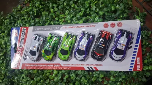 SET 6 CARROS DE JUGUETE