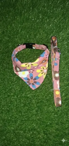[7441174937984] SET CORREA Y PAÑUELO MASCOTA