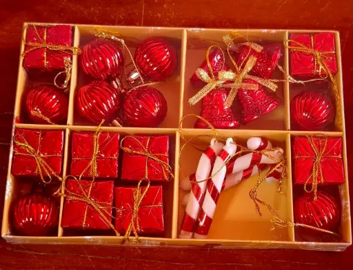 [6902500101017] ADORNO NAVIDEÑO 24 PIEZAS
