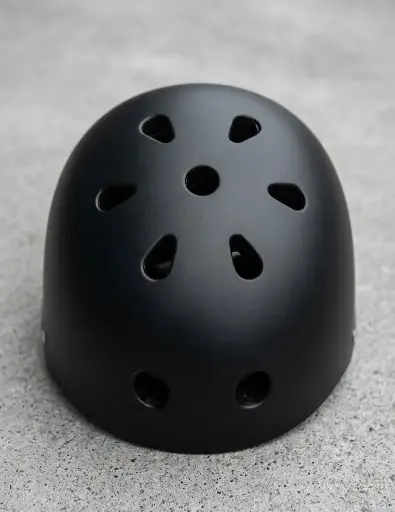 [CAS009L] CASCO SKATE NEGRO