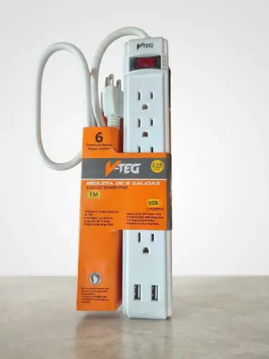 REGLETA CON USB VT
