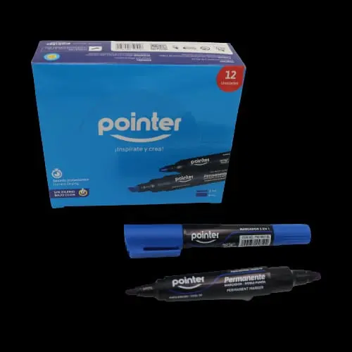 MARCADOR POINTER DOBLE PUNTA