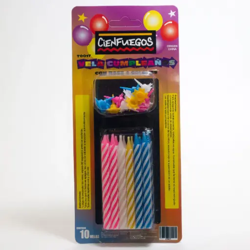 CANDELAS DE COLORES