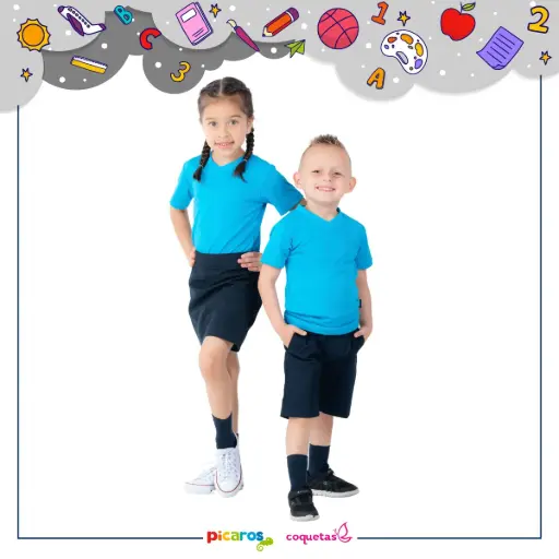 CAMISA ESCOLAR KINDER