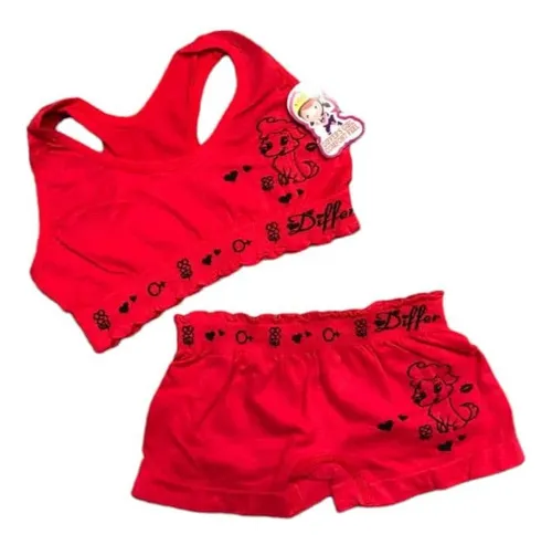 CONJUNTO TOP-CACHETERO NIÑA