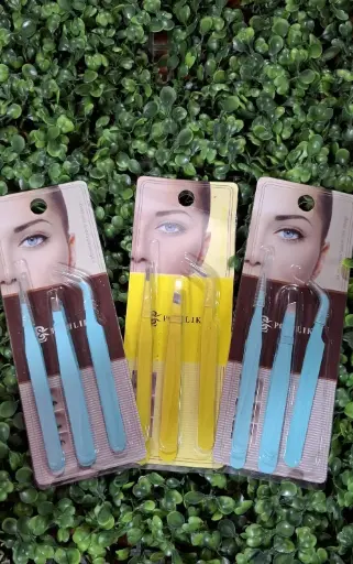 SET DE PINZAS PARA PESTAÑAS