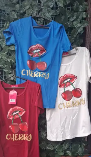 CAMISA DE CERESAS  MARCA SOLERA